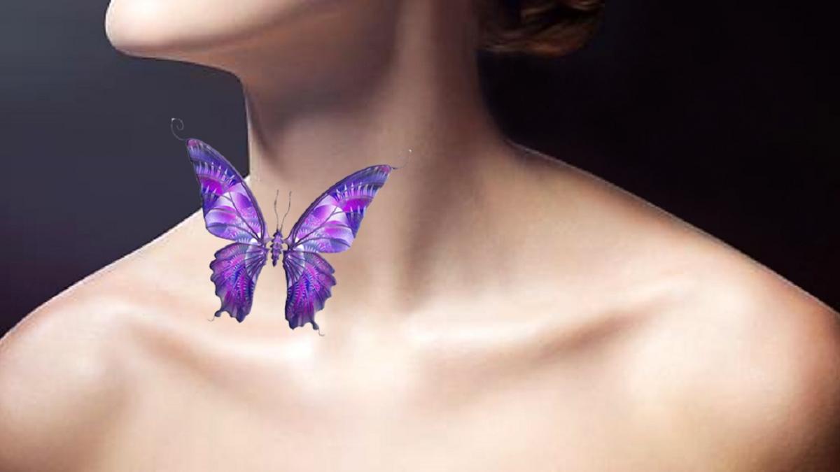 La ”farfalla” in gola